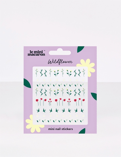 Le Mini Macaron mini mail art stickers - NA014 - Wildflowers